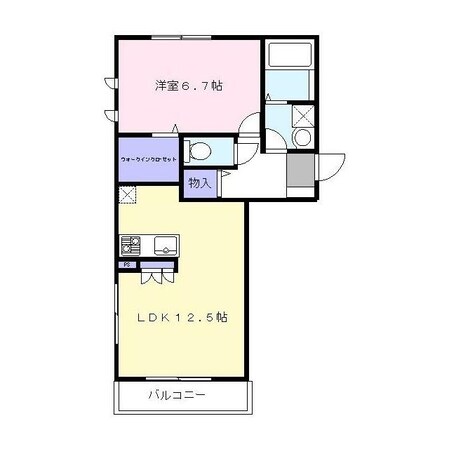 メゾンヴェール徳住の物件間取画像